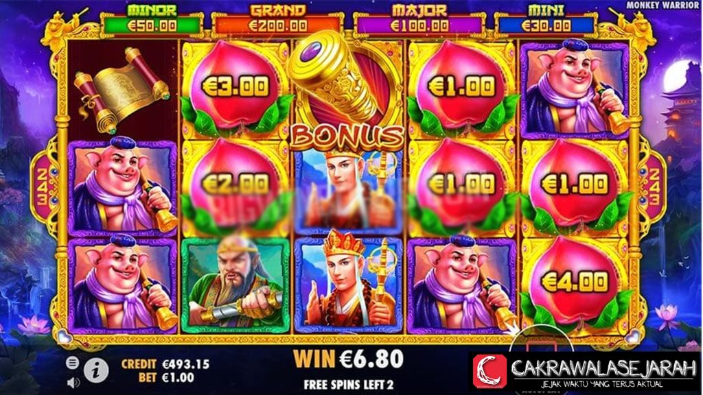 Kera Sakti Beraksi Dengan Permainan Slot Online Monkey Warrior!