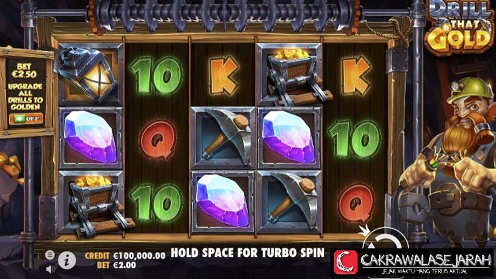 Mesin Bor Emas Aktif! Bongkar Fitur Unggulan Slot Drill That Gold!