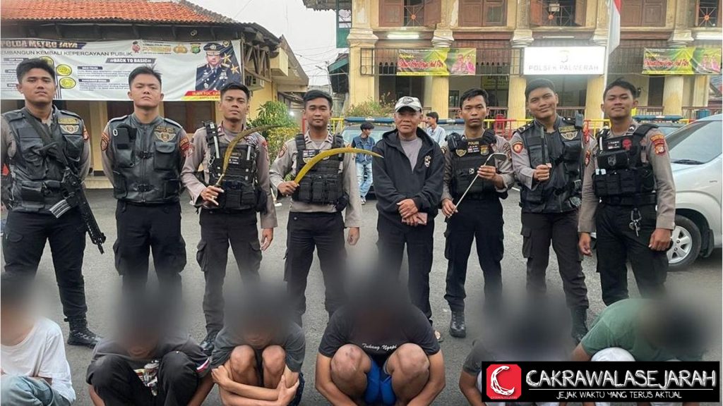 47 Remaja Terlibat Tawuran di Jakbar, Celurit Sinte Barang Bukti!