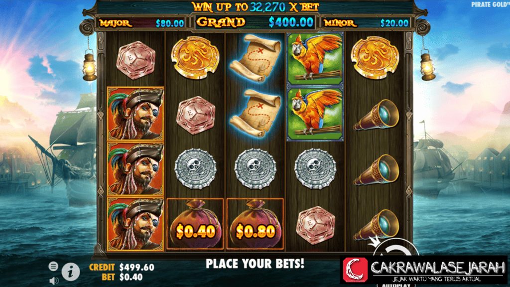 Ruby8000 Sajikan Slot Pirate Gold dengan Gaya Berani!
