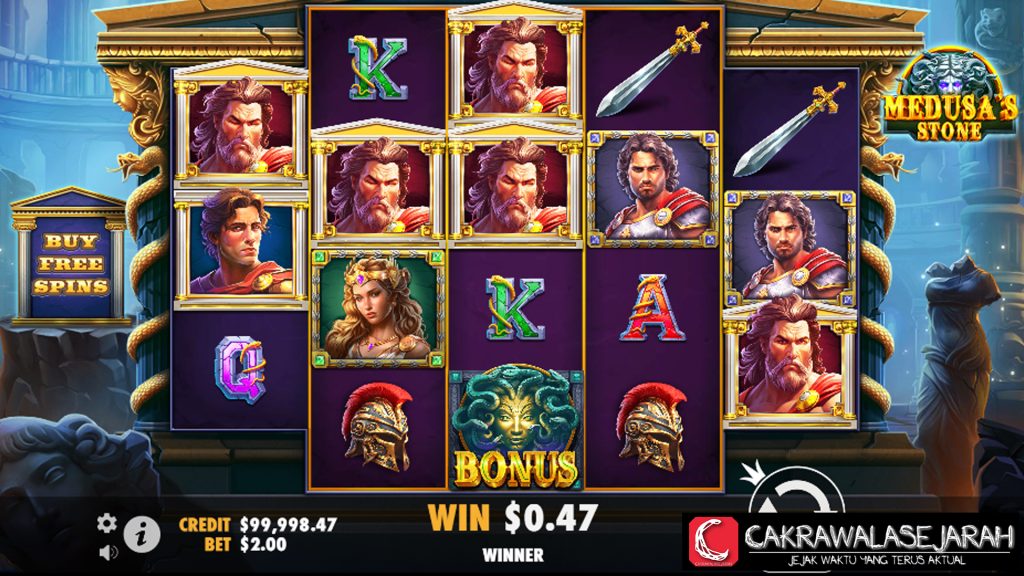 Medusa’s Stone Ruby8000 Slot dengan Sihir Petrifikasi!