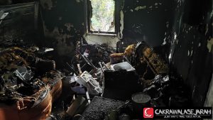 Rusun Klender Terbakar Akibat Kebocoran Gas Nenek Tewas!