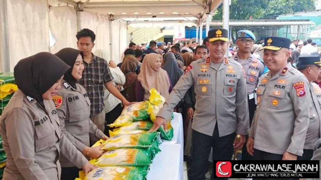 Polres Serang Salurkan 38 Big Ton Beras untuk Masyarakat