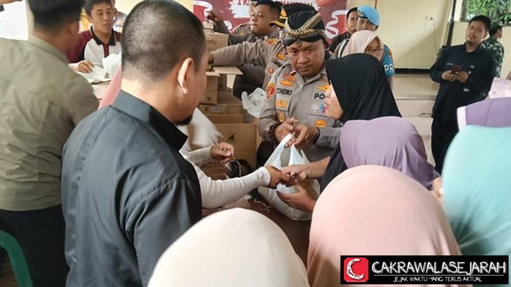 Polres Serang Salurkan 38 Big Ton Beras untuk Masyarakat