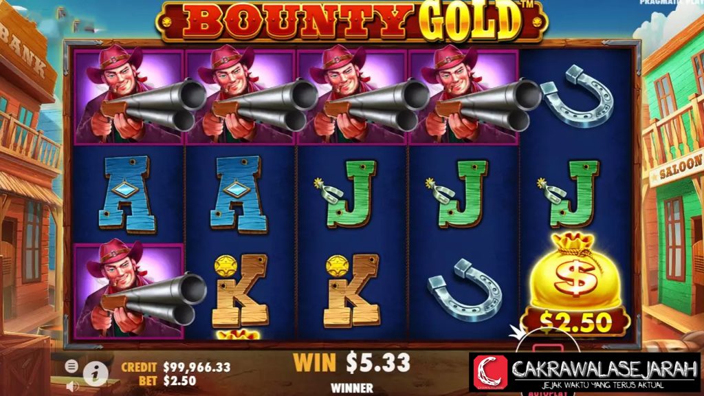 Bounty Gold Pride 100% Tinggi untuk Slot Online