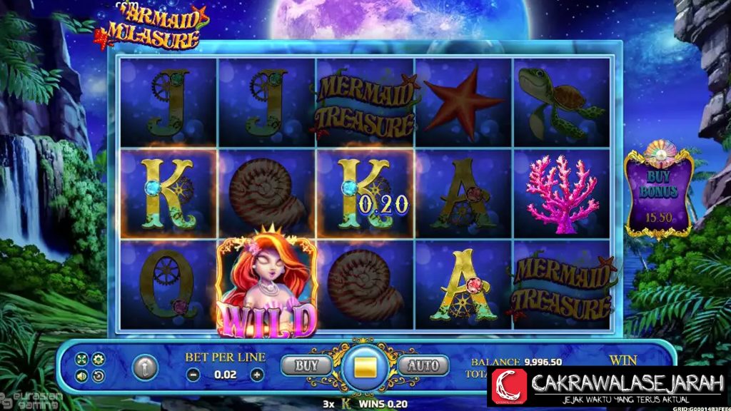 Mermaid Treasure Slot Laut Ajaib X500 dari Cnnslot!