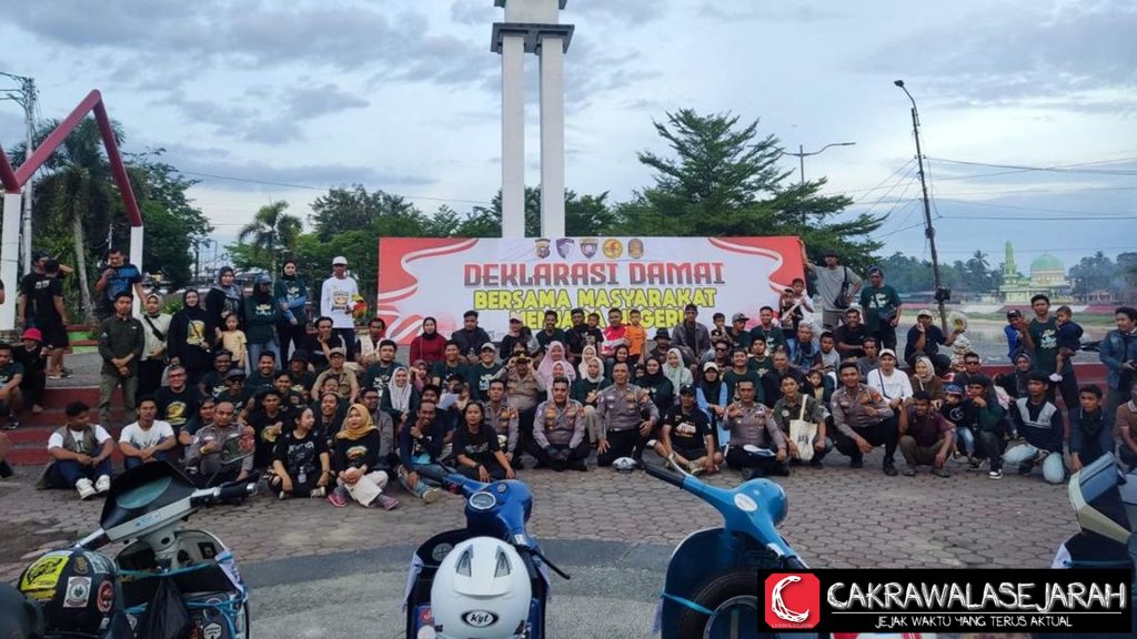 Deklarasi Damai Scooter Riau 3 Bonus Peduli Alam