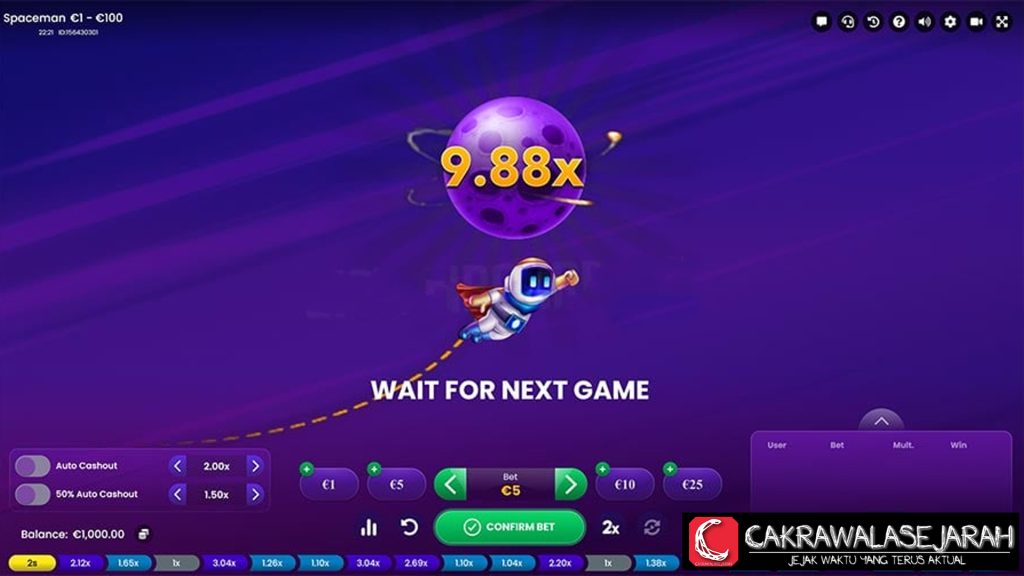 Slot Spaceman Di Antara 2 Bintang Bonus Menanti