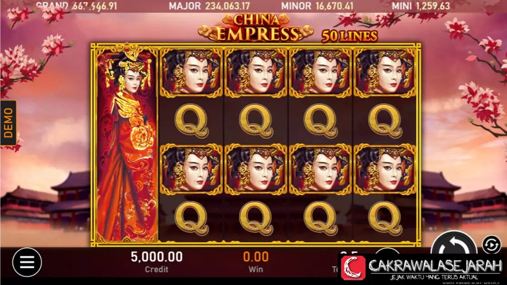 China Empress Rtp8000 Great Game, Epic Payline