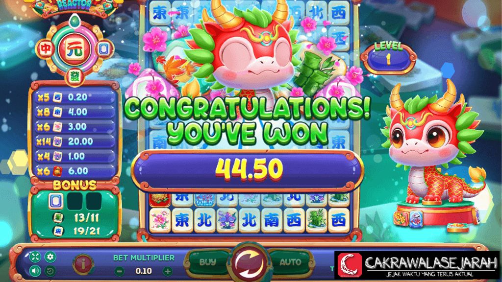Mahjong Reactor 1 Game Taktikal Exclusive Cnnslot