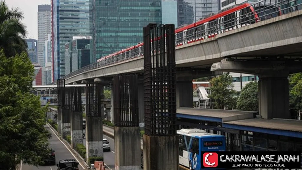 Besi Monorel Tank Jakarta Didaur Ulang, Target 2026