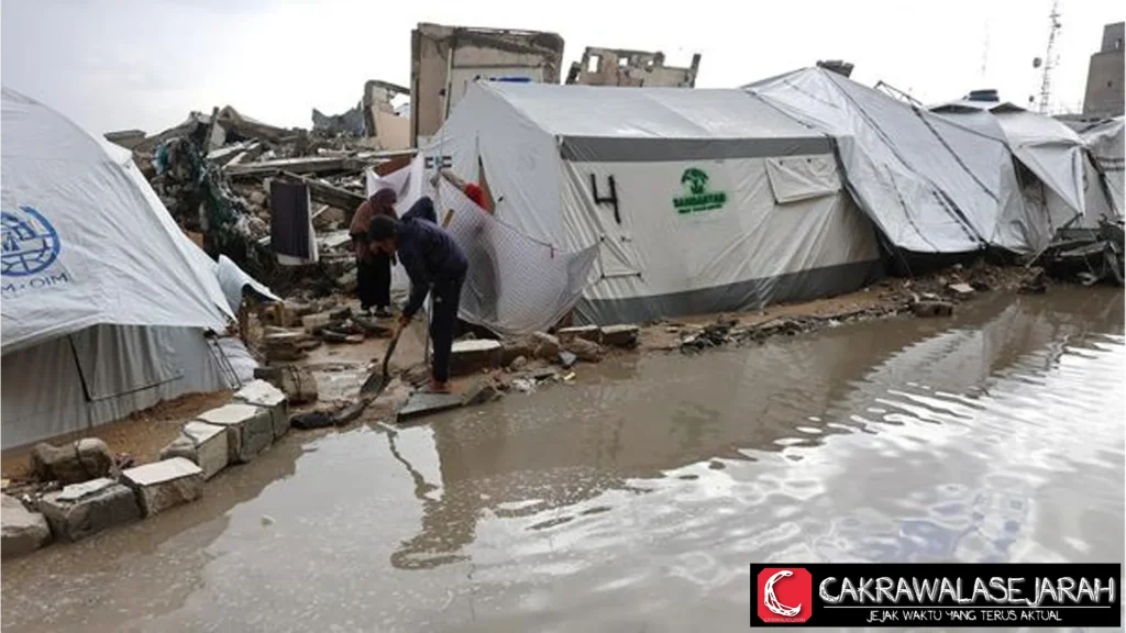 Mystery 6 Detik Haru di Tenda Gaza Kala Banjir Melanda