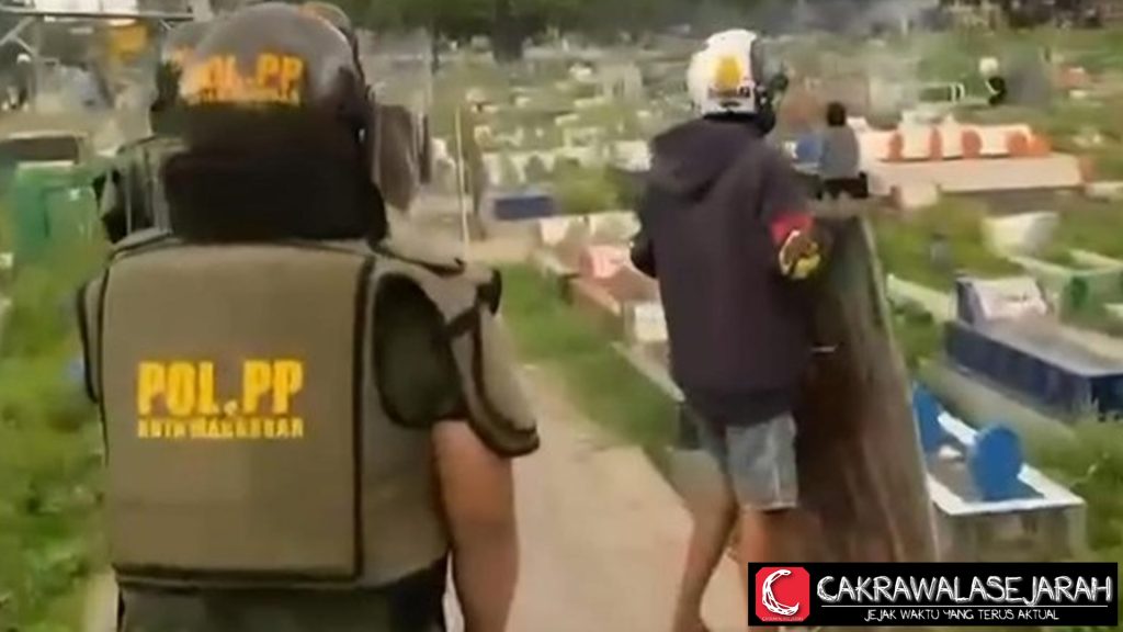 Satpol PP Gaspol, Tank Lagi 5 Insiden Panah di Makassar