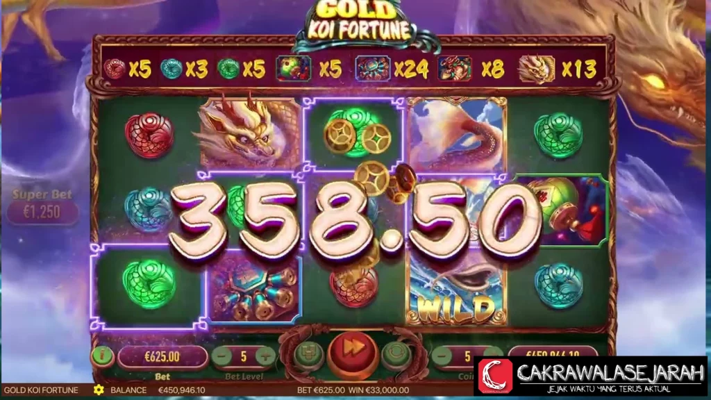 Gold Koi Fortune Cocok Adu Mekanik